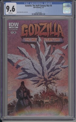 GODZILLA: THE HALF CENTURY WAR #4 - CGC 9.6 - IDW PUBLISHING-image