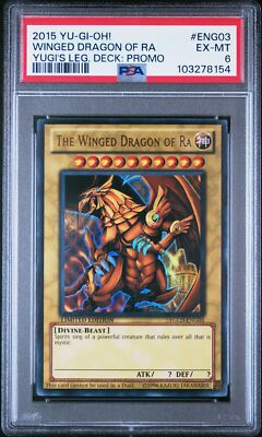 Yu-Gi-Oh! - Winged Dragon of Ra 2015 YGLD-ENG03 Limited Edition PSA 6-image