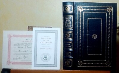 Front Row at the White House by Helen Thomas Easton Press, Signed COA & Easton-image
