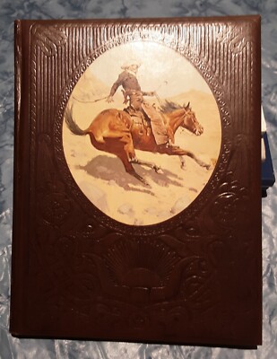 Vintage Time Life Leather Hardbound The Old West 