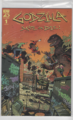 GODZILLA SKATE OR DIE #1 SDCC ONO CONVENTION VARIANT SAN DIEGO COMIC CON IDW-image