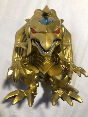 Yu-Gi-Oh! Winged Dragon of Ra Gold Metallic Exclusive Pop! with Jewels-image