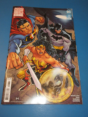 Justice League vs Godzilla vs Kong #6 Manapul Vairant NM Gem Wow-image