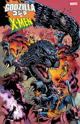 GODZILLA vs. X-MEN #1 (CHRIS CAMPANA 1:25 VARIANT)(2025) COMIC BOOK ~ MARVEL-image
