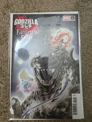 Godzilla vs. Fantastic Four #1 Peach Momoko variant cover-image