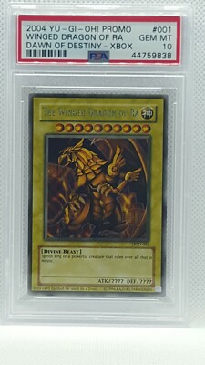 YU-GI-OH 2004 THE WINGED DRAGON OF RA DOD-001  PSA-10-image