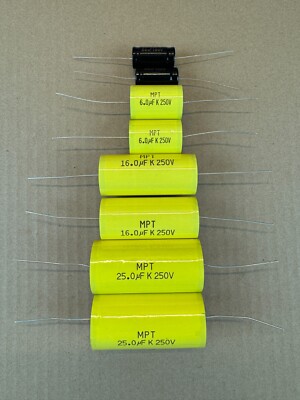 Recap Kit for Fisher XP-7B Speaker Crossovers MPT Film Capacitors-image