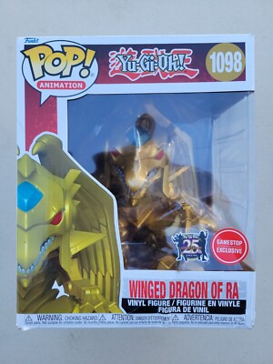 Funko POP! Animation Yu-Gi-Oh Winged Dragon of Ra Metallic GameStop Exclusive-image
