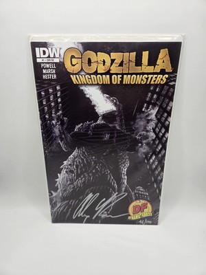 Godzilla Kingdom of Monsters, DF Dynamic Forces 46/100 Signed by Alex Ross w/COA-image