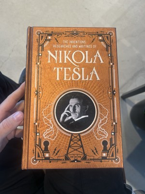 THE INVENTIONS, RESEARCHES AND WRITINGS OF NIKOLA TESLA Leather Bound SEALED-image