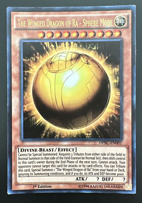 The Winged Dragon of Ra - Sphere Mode (DPBC-EN001) Limited Edition - Ultra Rare-image