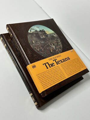 The Texans, The Gunfighter’s Time Life Books Old West Series Faux Leather Bound-image