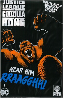 Justice League vs Godzilla vs Kong #1 Kong Roar FX Variant (DC 2023) Sealed-image