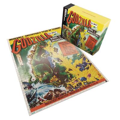 Godzilla King of Monster US Release Poster Toho Puzzle Super 7 NEW-image