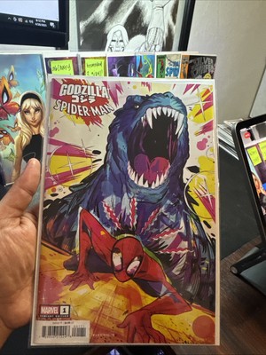 Godzilla Vs Spider-Man #1 Nicoletta Baldari Cover Variant 4/30 Marvel Comics-image