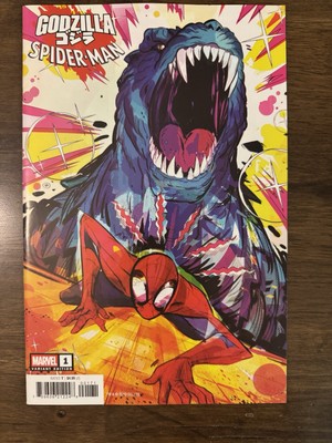 Godzilla Vs Spider-Man #1 - Baldari Variant Cover - Marvel 2025-image