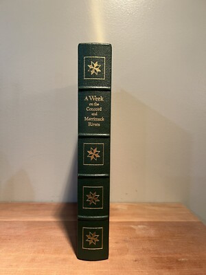 Easton Press ~ A Week on the Concord and Merrimack Rivers, Henry Thoreau 1981 HC-image