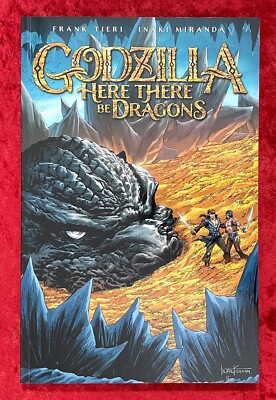 Godzilla Here There Be Dragons TPB online Signed exclusive, IDW, 2024; Ebirah-image