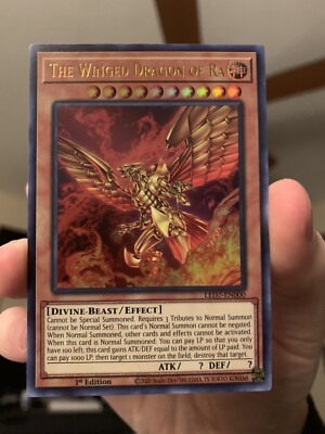 The Winged Dragon of Ra (Alternate Art) LED7-EN000 Legendary Duelists: Rage...-image
