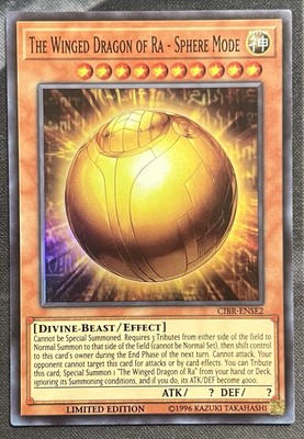 YUGIOH THE WINGED DRAGON OF RA SPHERE MODE CIBR-ENSE2 SUPER (NM)-image