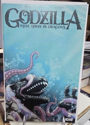 GODZILLA HERE THERE BE DRAGONS #2 (2023) GODLEWSKI 1:25 VARIANT  NM   (61)-image
