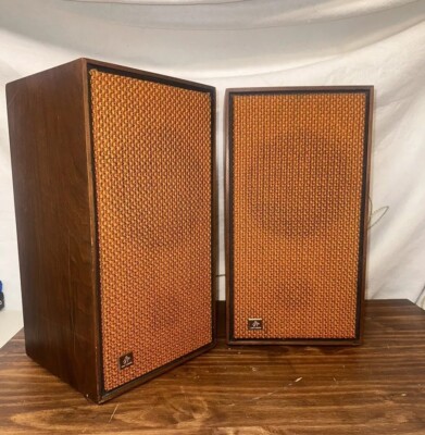 Vintage The Fisher Model 8 Speakers + Original Speaker Wire | Tested-image