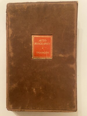 The Autobiography of Benjamin Franklin Antiquarian John Bigelow Leather-image