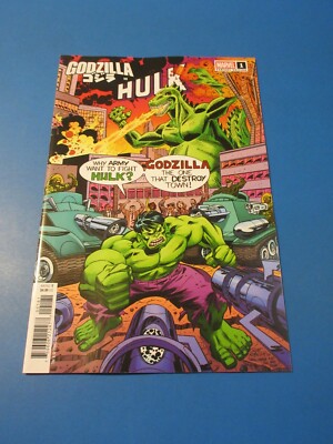 Godzilla vs Hulk #1 Koblish variant NM Gem Wow-image