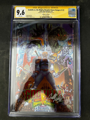 Godzilla Vs The Mighty Morphin Power Rangers II #2 CGC 9.8 Signed By Williams-image