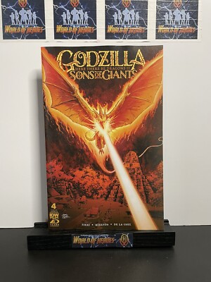 GODZILLA HERE THERE BE DRAGONS II #4 SONS OF GIANTS IDW 2024-image