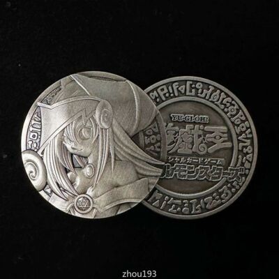 25th Anniversary Limited Anime Yu-Gi-Oh!  Edition Embossed Metal Coin Keychain-image