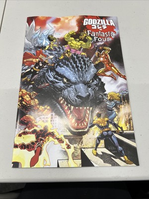 GODZILLA VS FANTASTIC FOUR #1 - Wraparound Variant - Marvel - Presale 03/26-image