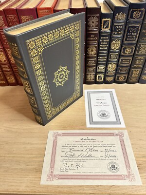 Memoirs, Edward Teller, Easton Press Signed ✍️ 1st Edition, Rare, Excellent-image