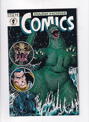 Dark Horse Comics #11 1993 Arthur Adams Godzilla cover NM--image