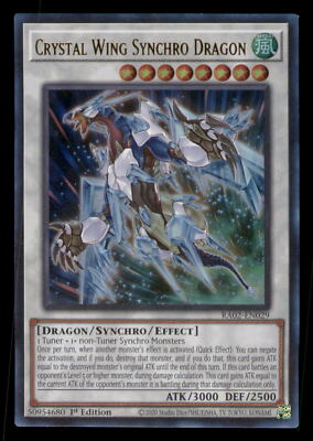Crystal Wing Synchro Dragon (UR) #RA02-EN029 25th Anni Rarity Collection II LP-image
