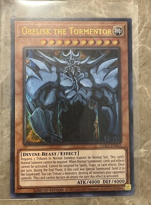 Yugioh Obelisk the Tormentor LDK2-ENS02 Ultra Rare Limited Edition LP-image