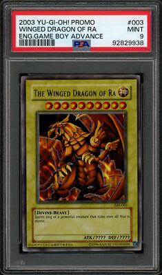 Yugioh The Winged Dragon of Ra GBI Ultra Rare PSA9 Mint Graded English!-image