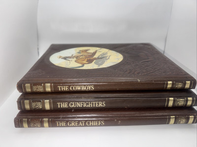 Vintage Leather Bound Time Life Books The Old West-image
