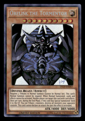 Obelisk the Tormentor TN19-EN007 2019 Gold Sarcophagus Tin Limited Edition NM-image