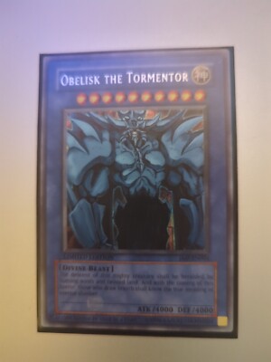 Yugioh Obelisk The Tormentor JMP-EN004 Secret Rare Limited - NM-image