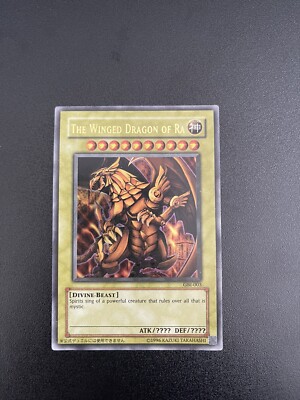 2003 YU-GI-Oh! GBI-003 The Winged Dragon of Ra Game Boy Advance Secret Rare NM-image