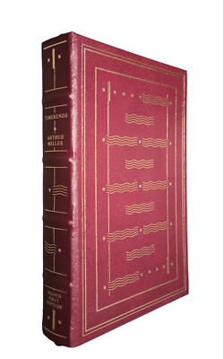 ARTHUR MILLER Timebends A Life Book Franklin Library 1st Ed SIGNED Leather 1987-image