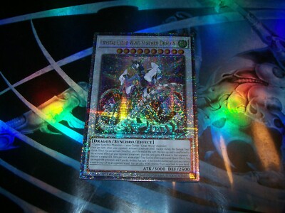 Crystal Clear Wing Synchro Dragon 1st Ed Quarter Century Secret Rare RA04-EN059-image