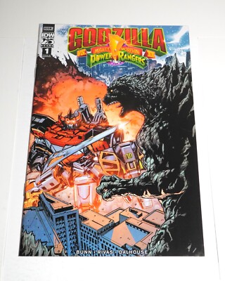 GODZILLA VS MMPR II #1 HENDRY PRASETYA 1:10 RATIO INCENTIVE  VARIANT 2024 NM+-image