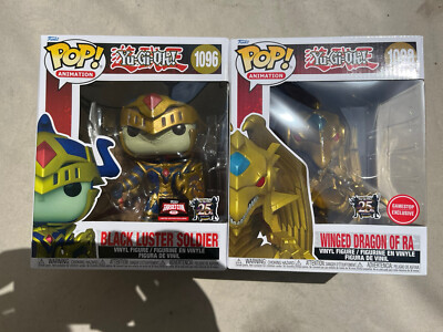 Funko POP! Yu-Gi-Oh! Winged Dragon of Ra 1098 & Black Luster Soldier 1096 6inch-image