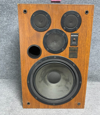 Fisher Digital Compatible Hi-Fi Single Speaker, Impedance 8 Ohms In Brown Color-image