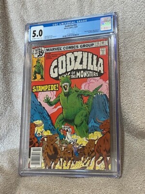Godzilla #15 CGC Graded 5.0 Marvel Comics 10/78 1978-image