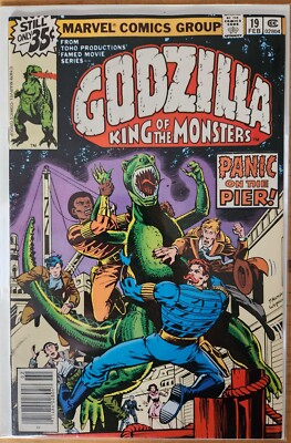 GODZILLA #19 VF/NM, King of the Monsters, Marvel Comics 1979 CLEANED & PRESSED!!-image