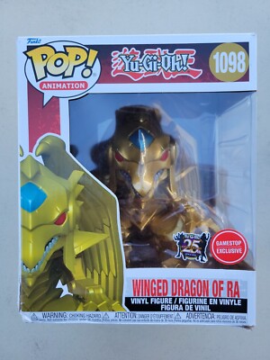 Funko POP! Animation Yu-Gi-Oh Winged Dragon of Ra Metallic GameStop Exclusive-image