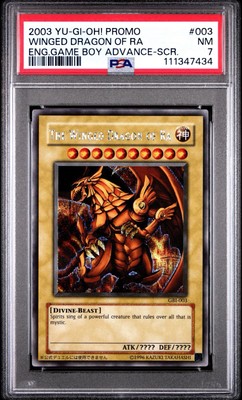 Yu-Gi-Oh! PSA 7 Winged Dragon Of Ra Secret Rare GBI-003-image